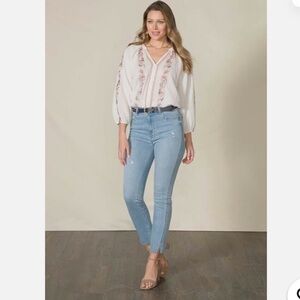 Matilda Jane Good Hart GH Virginia High Rise Jeans with Side Detail Size 8